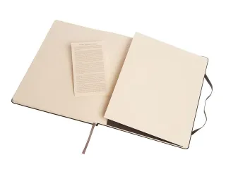 Notitieboek Moleskine XL 190x250mm blanco hard cover zwart - 5