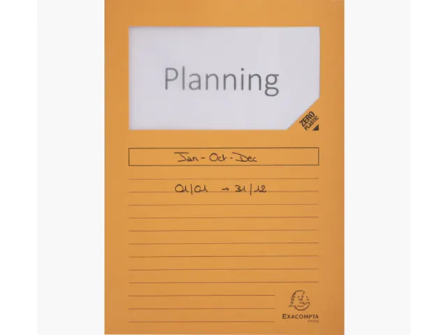 Venstermap Exacompta Forever L-map 120gr karton Oranje