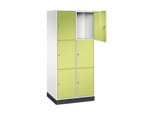 grootvolume-lockersysteem,HxBxD 1950x820x600mm,2x3vakken,cil.-slot