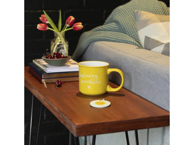 Coffret cadeau Èccolo mug 580ml et porte-clés Morning Sunshine