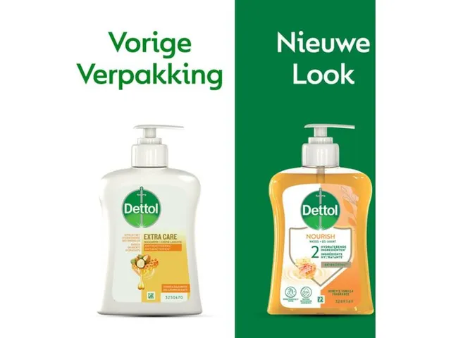 Dettol Handzeep Nourish Antibacterieel Honing & Vanille 250ml