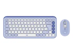 Logitech POP Icon Combo toetsenbord muis Bluetooth QWERTY Lila Wit