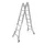 multifunctionele telescoopladder,4x4,sporten,balk L 4,2m,aluminium