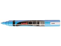 Krijtstift Uni-ball Chalk rond lichtblauw