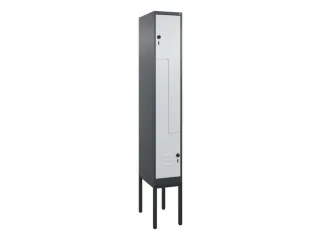 Z-garderobekast,HxBxD 2120x300x500mm,vak B 150/300mm,draaigrendel - 1