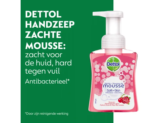 Dettol Foam Handzeep mousse Roos & Kersenbloesem 250 ml