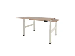 Dextro Plus Duo Zit-sta Bureau Elektrisch 120x80 Hav/kers 25mm Wit - 1