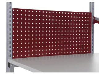 geperforeerde plaat,v. paktafel,HxBxD 200x1000x30mm,schroefbaar,staal - 2