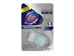 Toiletblok Glorix ocean fresh met houder 3 in 1 power