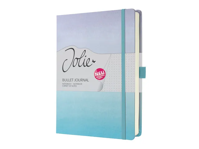 Bulletjournal Jolie A5 Gradient Sky à lignes pointillées couverture