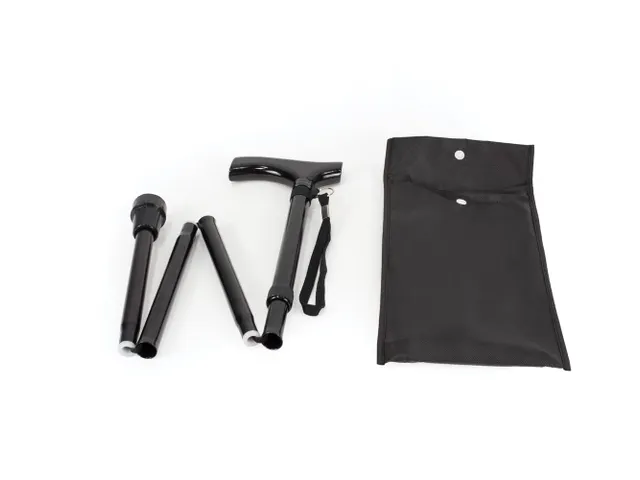 Wandelstok Opvouwbaar Zwart