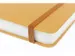 Carnet de croquis Kangaro A6 couverture rigide en PU jaune ocre avec 8