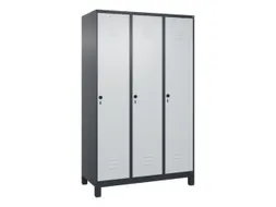 locker voor scheiding van kleding,HxBxD 1950x1200x500mm,3vak