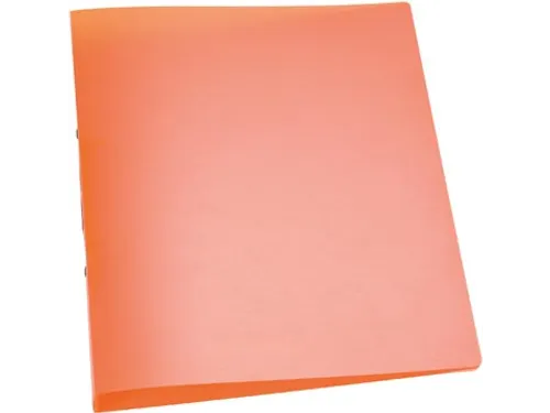 Ringmap A4 PP 2 Ringen 25mm Transparant Oranje
