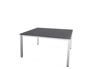 vergadertafel,HxBxD 740x1400x1400mm,hoekig,CC-zwart - 3