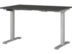 Elektrisch ihv bureau,HxBxD 720-1200x1200x800mm,blad grafiet