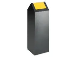 Afvalverzamelaar Zelfblussend 89 Liter 1045X320X320Mm Klemring Geel