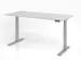 Bureau assis-debout électrique 640-1290x1800x800mm gris/argenté
