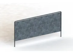 verdeelschot,v. inhaakstelling,HxD 150x400mm,staal verzinkt