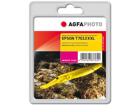 Agfa Photo Epson T7013 WP inkt Magenta XXL Rebuilt 3400 pagina's