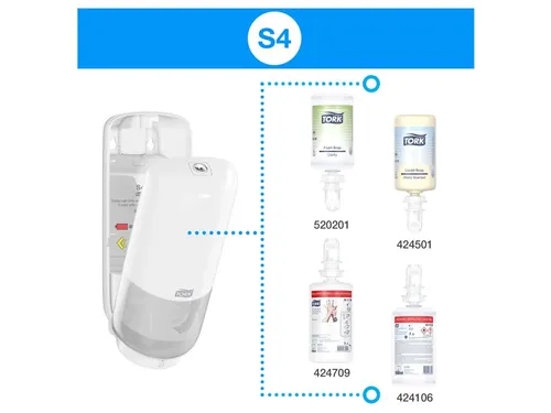 Tork 561600 S4 Elevation Zeepdispenser met Sensor Wit