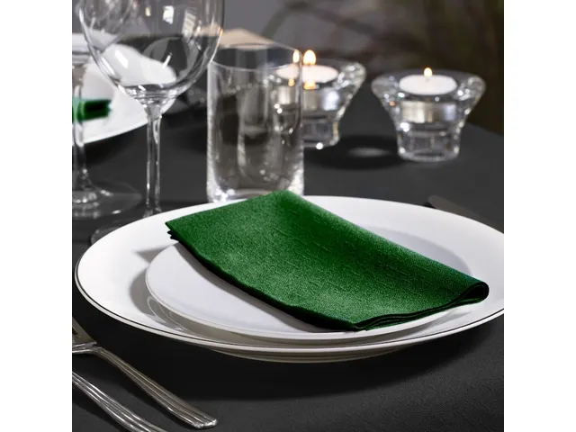 Serviette Tork Soft Dinner 477617 Advanced 39x39cm pli 1/8 Vert foncé