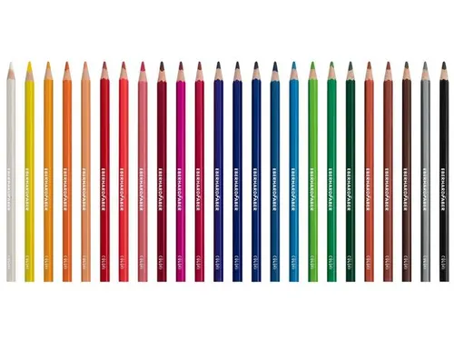 Kleurpotlood Eberhard Faber Kid 17,5cm etui à 24 stuks assorti kleure