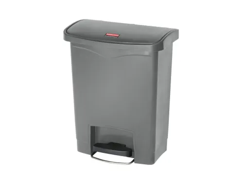 Slim Jim Step On container Front Step kunststof 30 liter Grijs