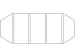 table polyvalente,HxlxP 720x1600x800mm,trapézoïdal,4 pieds RAL9006