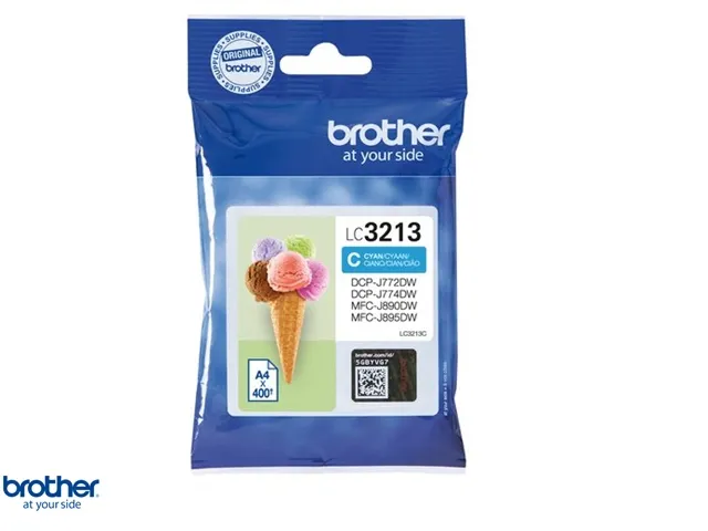 Inktcartridge Brother LC-3213 blauw HC