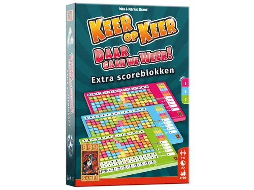 Scoreblok Keer op Keer level 5,6 en 7