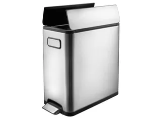 Stijlvolle Pedaalemmer Ecofly Step Bin 20 Liter Mat Rvs - 2