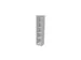 kantoorstelling,HxBxD 1895x400x445mm,MP-lichtgrijs