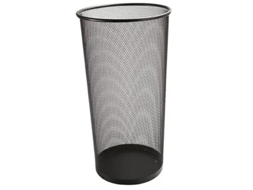 Parapluhouder 22,6 Liter Metaal Mesh Zwart