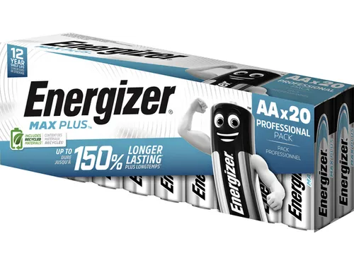 Batterij Energizer Max Plus 20x AA alkaline