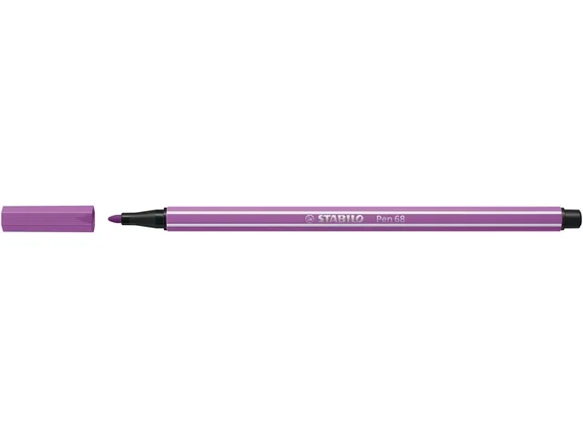 Viltstift STABILO Pen 68/60 medium vergrijsd violet