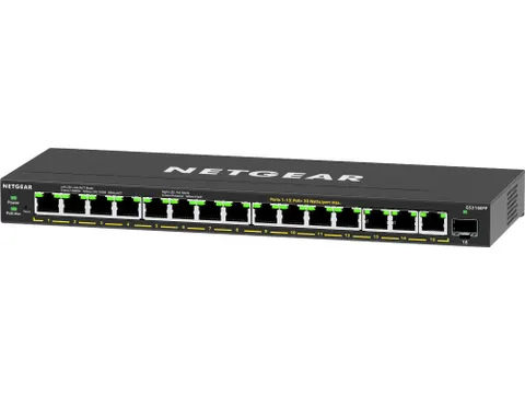NETGEAR 16-Port High-Power PoE+ Gigabit Ethernet Plus Switch