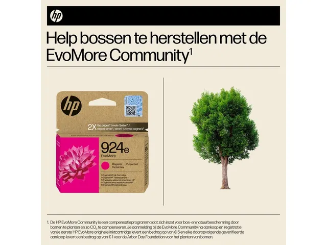 Inktcartridge HP 4K0U8NE 924E Evomore rood