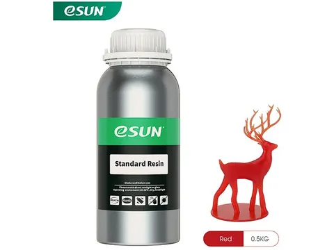 eSUN UV/LCD standard Resin 3D-printerhars Rood 1kg 405nm