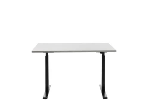 Elektrisch ihv bureau,HxBxD 700-1200x1200x800mm,blad grijs