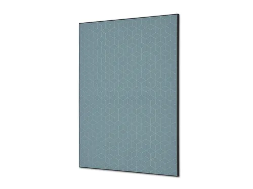 Wanddecoratie Textiel Set A1 Hexagon Grijs