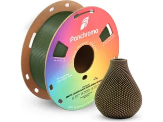 PLA Dual Matte 1,75mm donkergroen-bruin 1kg Panchroma 3D Filament - 2