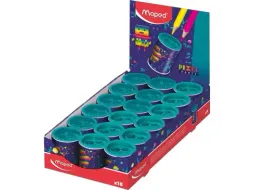 Puntenslijper Maped Pixel Party 2-gaats display à 18 stuks