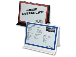 dakstandaard,DIN A4,liggend,magnetische standvoeten,PVC - 2
