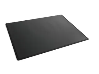 Schrijfonderlegger Zwart 530x400 mm met transparant afdekvel PP - 1