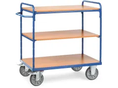 Etagewagens 8100 3 Etages Hout 500kg Laadvlak 850x500mm