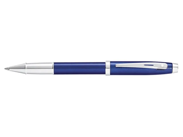 Rollerball SHEAFFER 100 E9339 Glossy blue lacquer chrome plated