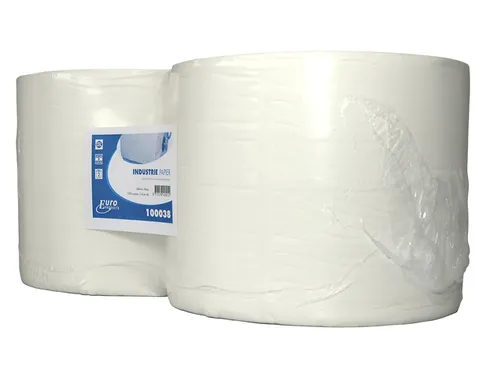 Poetsrol Euro Industrie 2-Laags 24cmx380m 2 rollen 100038