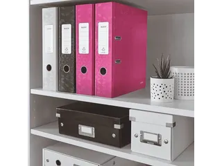 Ordner Leitz 1005 WOW 180° A4 80mm karton roze - 4