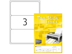 Etiketten universele labels A4 permanent 200x95mm Wit 300 stuks